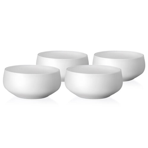 Crystalex 4dílná sada misek Mini Bowls White