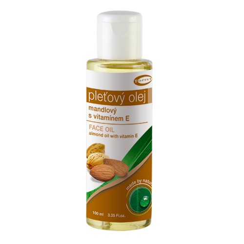 Topvet Mandlový olej 100 % s vitaminem E 100 ml