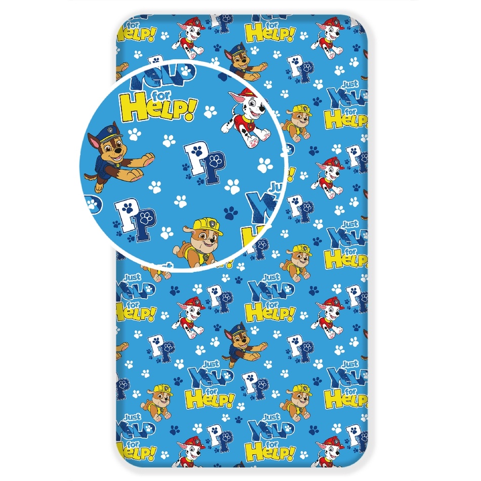 Jerry Fabrics Dětské bavlněné prostěradlo Paw Patrol 137