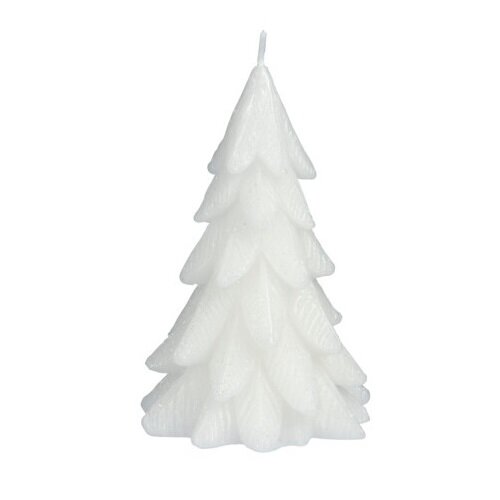 Vánoční svíčka Xmas tree bílá