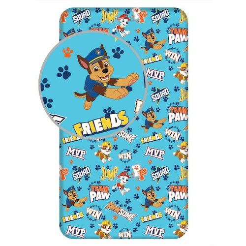 Jerry Fabrics Dětské bavlněné prostěradlo Paw Patrol 159