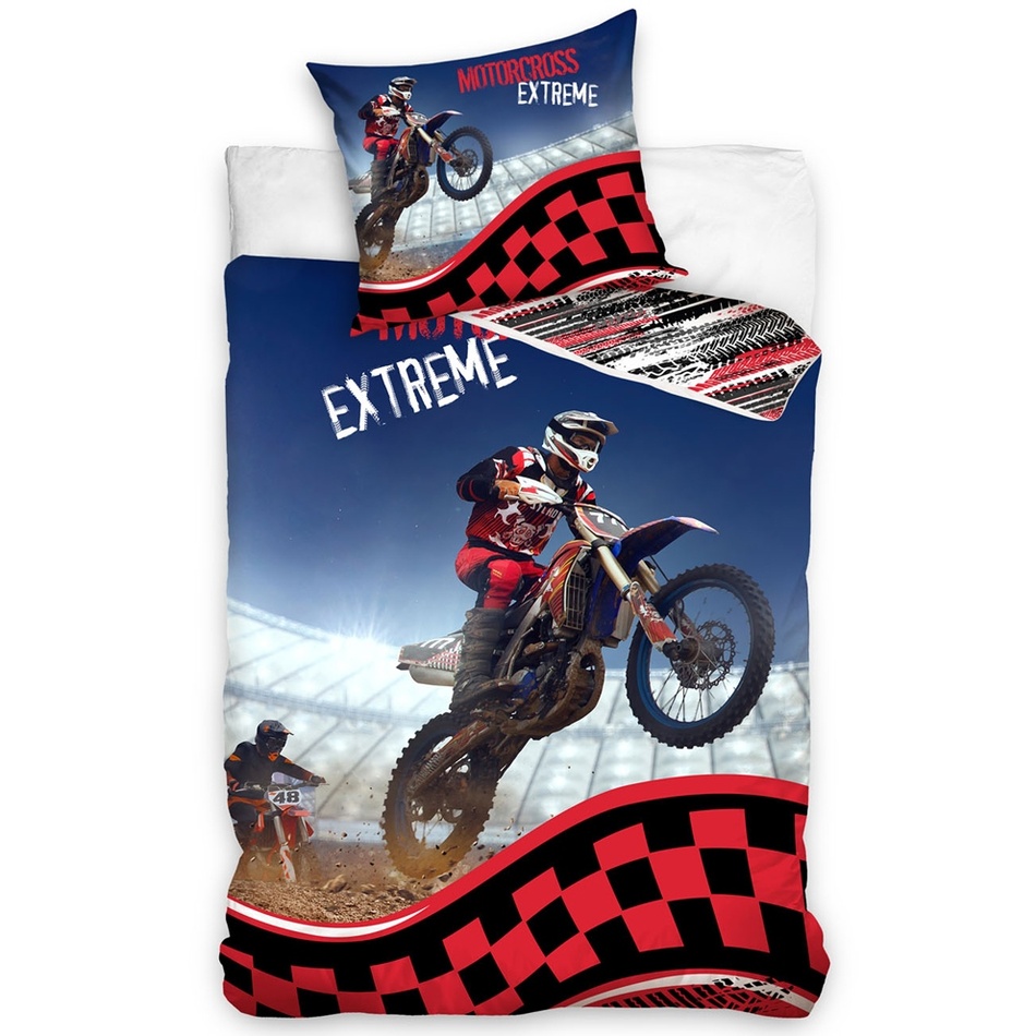 TipTrade Bavlněné povlečení Motocross Extreme