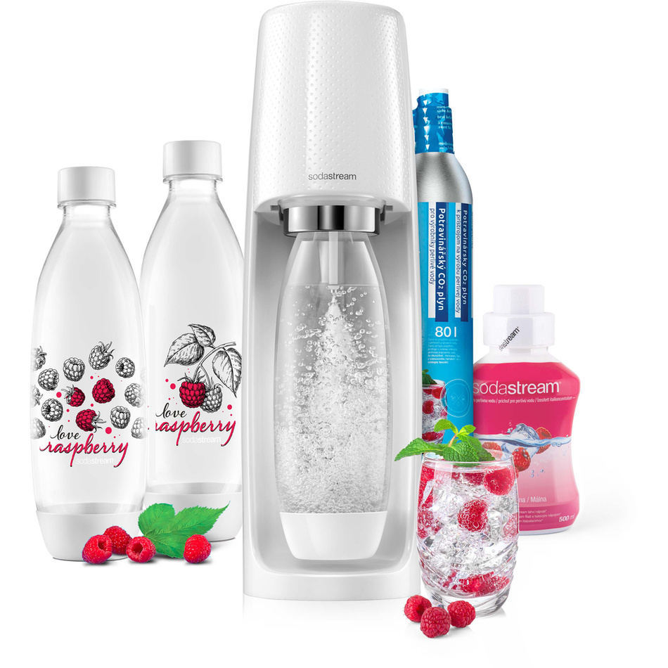 SodaStream Spirit MegaPack Love Raspberry  výrboník perlívé vody