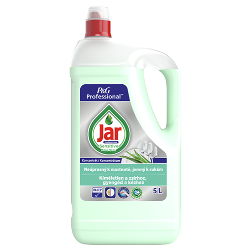 Jar prostředek na  nádobí Sensitive Aloe Vera 5l