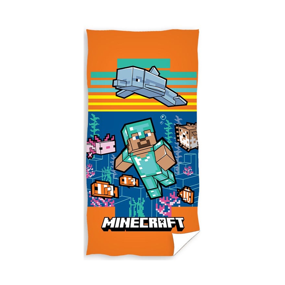 Carbotex Dětská osuška Minecraft Aquatic World