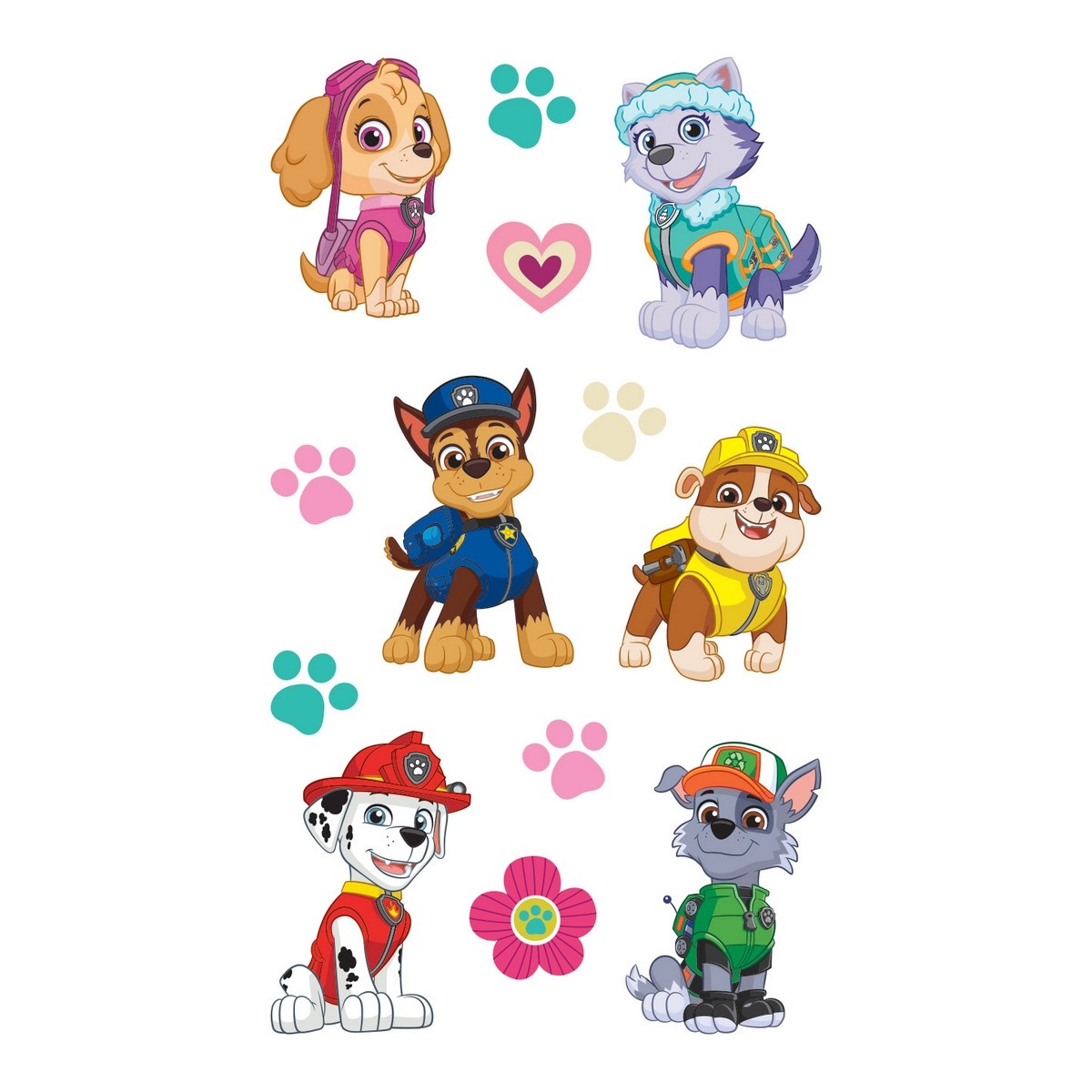 3D Samolepky Paw Patrol