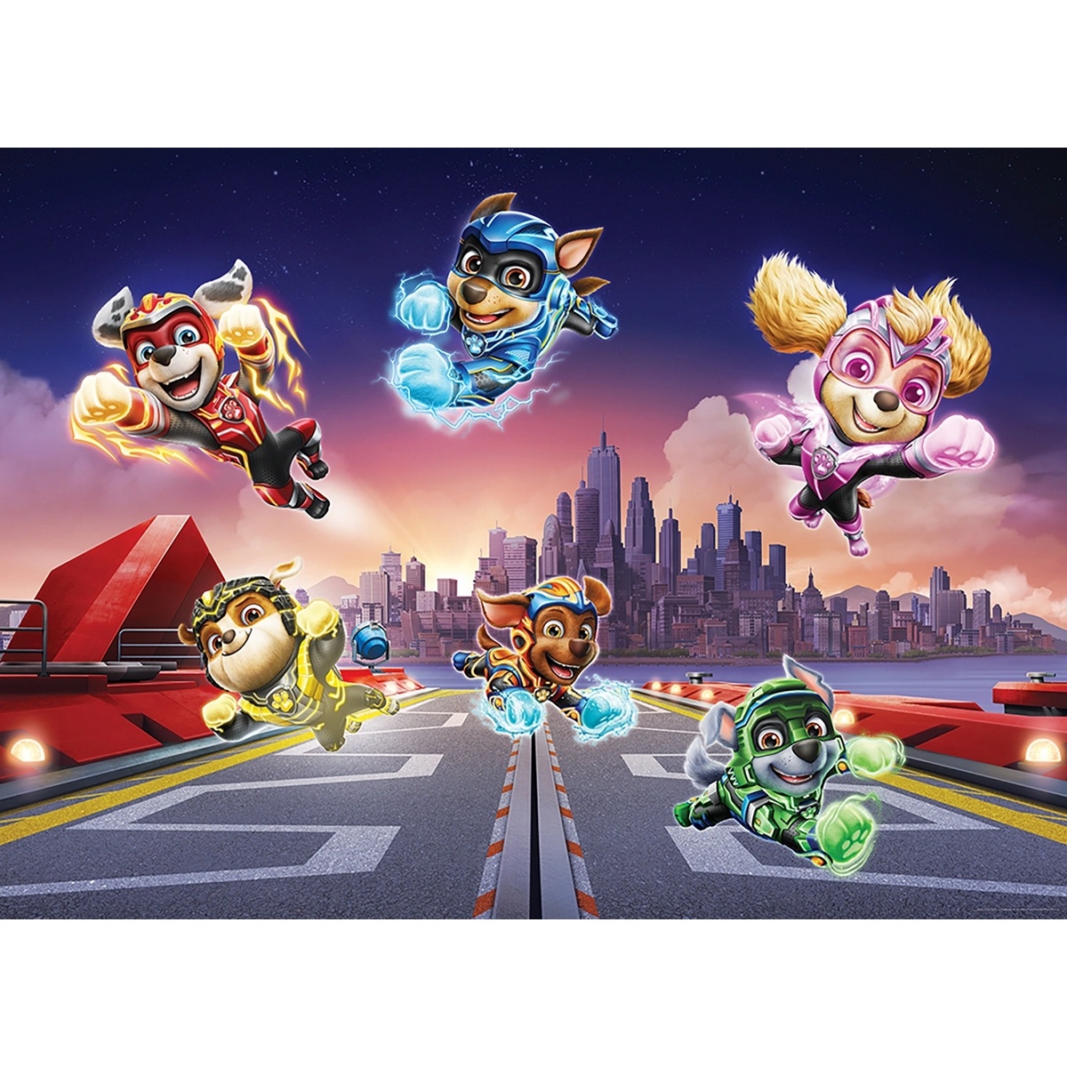 Dětská fototapeta Paw Patrol Mighty Pups 252 x 182 cm