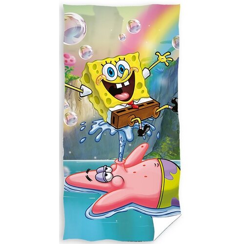 Carbotex Dětská osuška Sponge Bob Vodotrysk