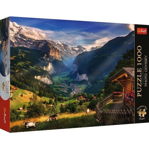 Trefl Puzzle Premium Plus Photo Odyssey: Údolí Lauterbrunnen