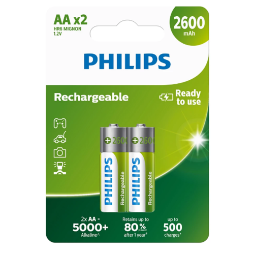 Philips Nabíjecí baterie AA 1