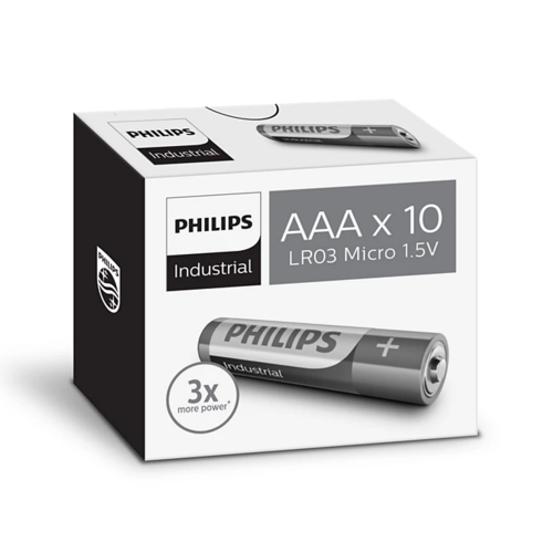 Philips Průmyslové baterie AAA Ultra Alkaline