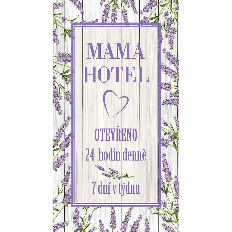 Bohemia Gifts Dekorační obraz Mama hotel