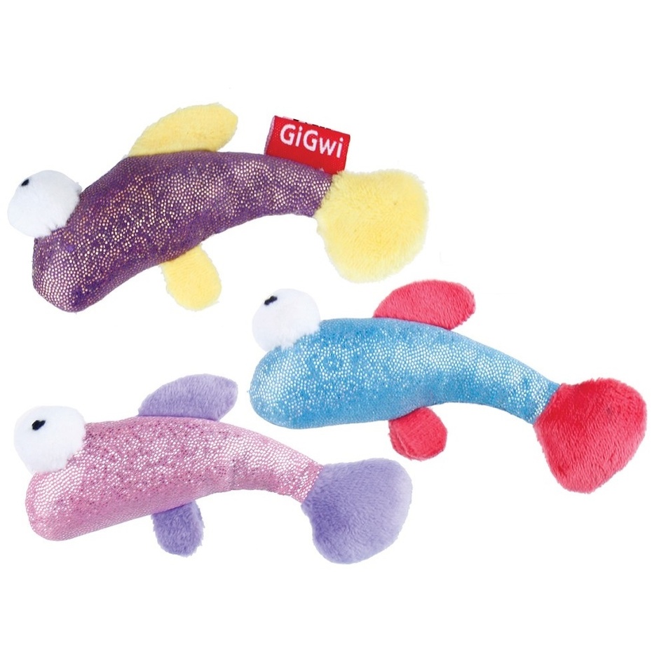 GiGwi art. 7463 Fish Toy Set 3 různé druhy