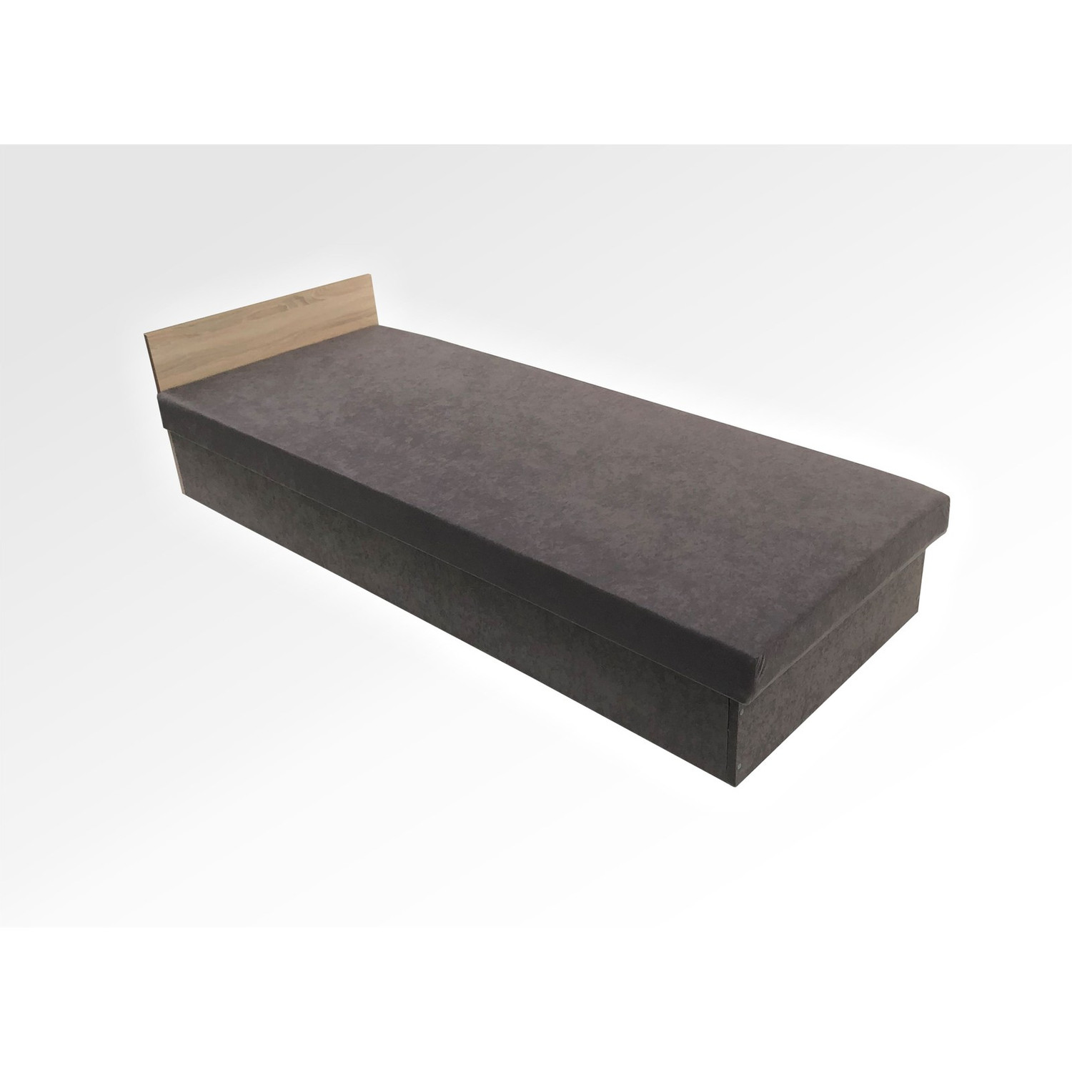 Válenda Chrisi D90 - 90x200 cm Černá Panty vpravo Dub lancelot